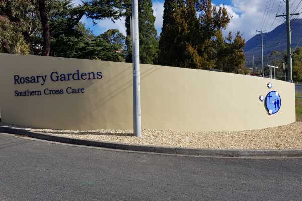 3 dimensional logo signage for aged care institutions